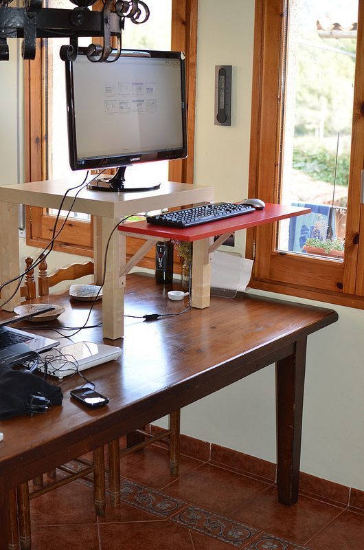 Image of DIY standing desk