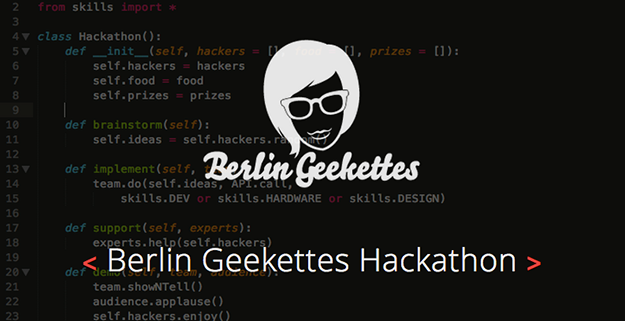 Berlin Geekettes Hackathon