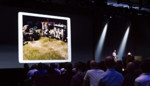 Image from Apple WWDC floor
