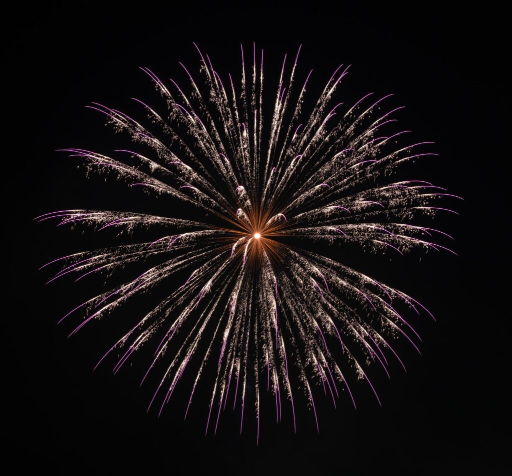 Image of fireworks Photo by Snowy Vin on Unsplash